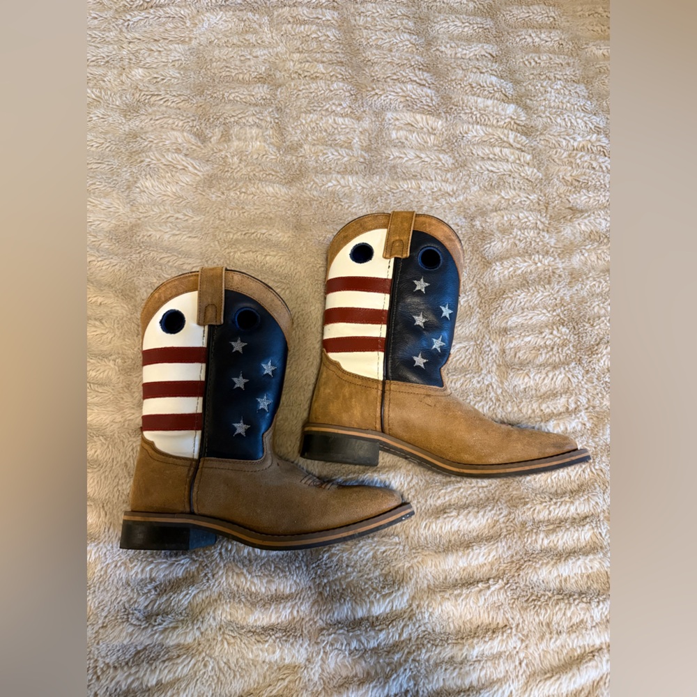 Kids Patriotic Cowboy Boots